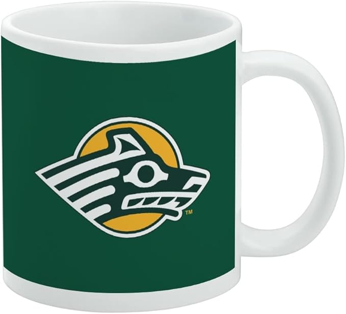 University of Alaska Anchorage Primary Logo Ceramic Coffee Mug, Novelty Gift Mugs for Coffee, Tea and Hot Drinks, 11oz, White