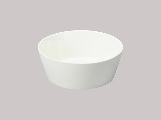 Bone China Cone Shape, Elegance White Bowl 18oz, Case of 6