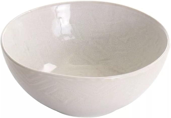 The Season Essentials Ceramic Tunisian Mist Dinnerware Set - 20 Piece, White