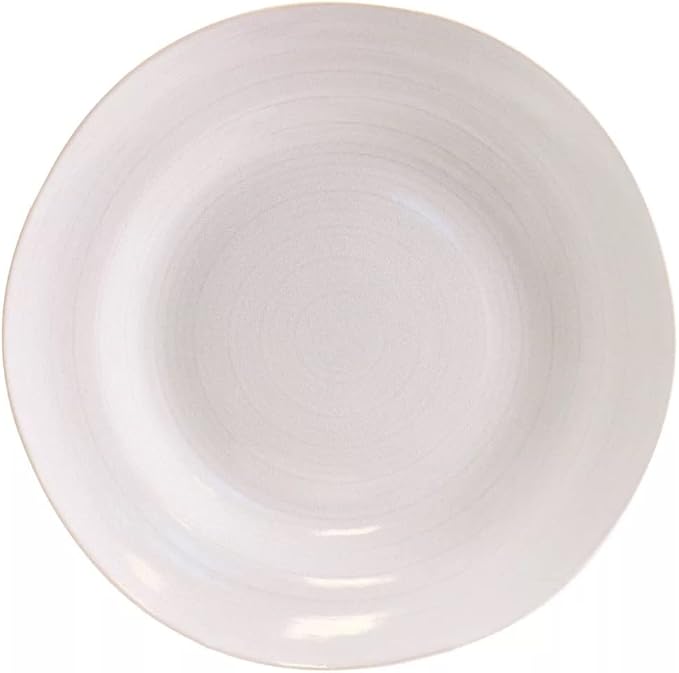 The Season Essentials Ceramic Tunisian Mist Dinnerware Set - 20 Piece, White