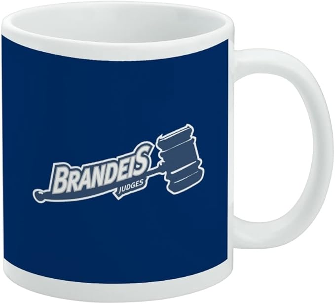 Brandeis University Primary Logo Ceramic Coffee Mug, Novelty Gift Mugs for Coffee, Tea and Hot Drinks, 11oz, White