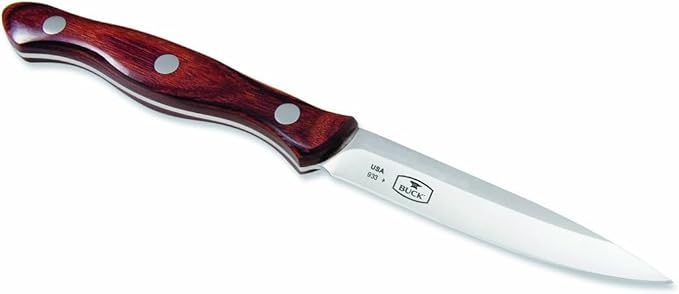 Buck Knives Kitchen 4-Inch Cutlery Paring Knife Rosewood (2.75 x 1.75 x 10, Rosewood)