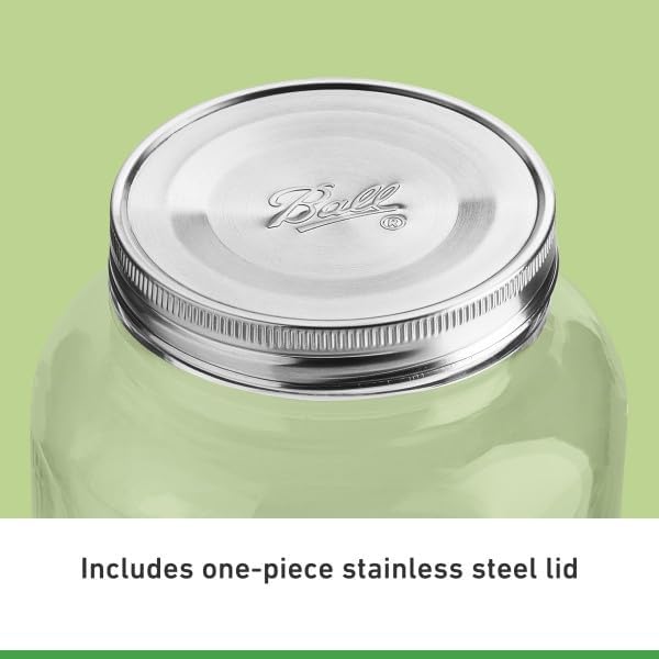 Ball Decorative Glass Mason Jar Variation (64 Ounce (Pack of 8))