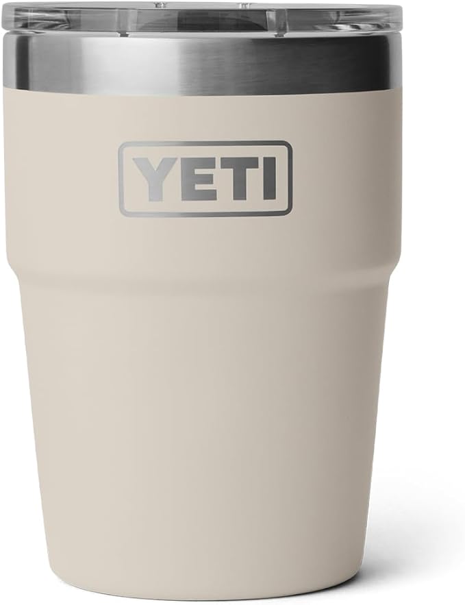 YETI Rambler 16 oz Stackable Tumbler, Vacuum Insulated, Stainless Steel with MagSlider Lid