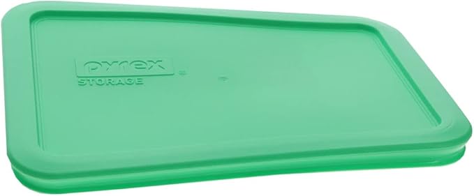 Pyrex 7210-PC 3-Cup Bright Green Food Storage Lids (2-Pack)