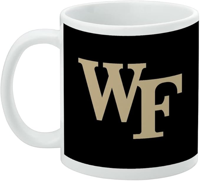Wake Forest University Primary Logo Ceramic Coffee Mug, Novelty Gift Mugs for Coffee, Tea and Hot Drinks, 11oz, White
