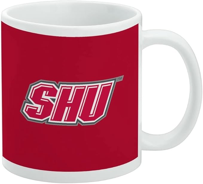 Sacred Heart University Primary Logo Ceramic Coffee Mug, Novelty Gift Mugs for Coffee, Tea and Hot Drinks, 11oz, White