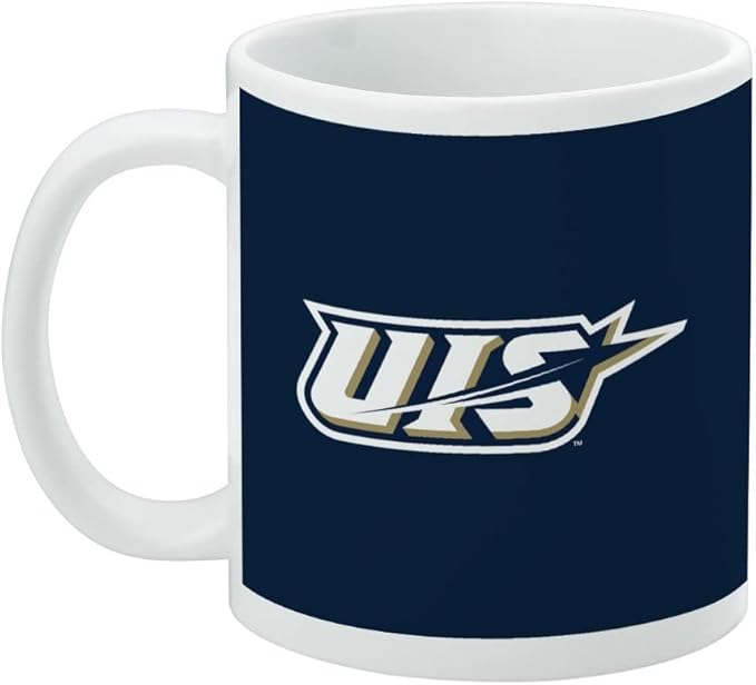University of Illinois Springfield Primary Logo Ceramic Coffee Mug, Novelty Gift Mugs for Coffee, Tea and Hot Drinks, 11oz, White