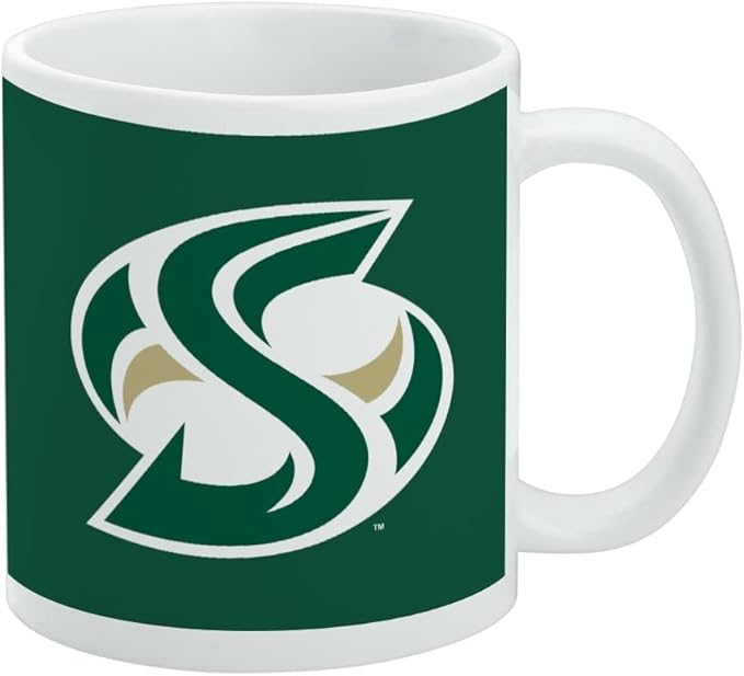 Sacramento State University Primary Ceramic Coffee Mug, Novelty Gift Mugs for Coffee, Tea and Hot Drinks, 11oz, White