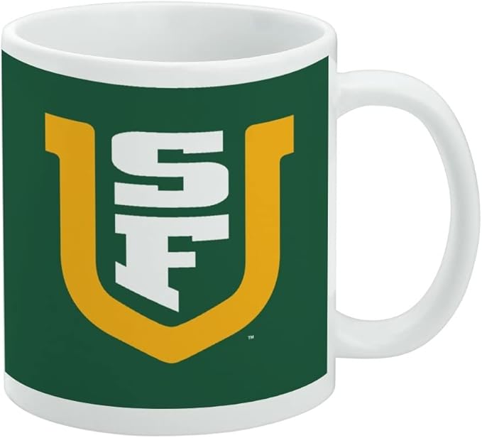 University of San Francisco Primary Logo Ceramic Coffee Mug, Novelty Gift Mugs for Coffee, Tea and Hot Drinks, 11oz, White