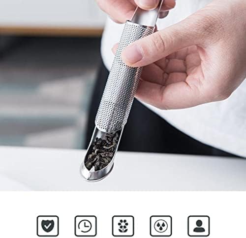 Stainless Steel Tea Diffuser & Strainers - 2PCS Long-handle Filters for Loose Leaf Tea, Coffee, Spices