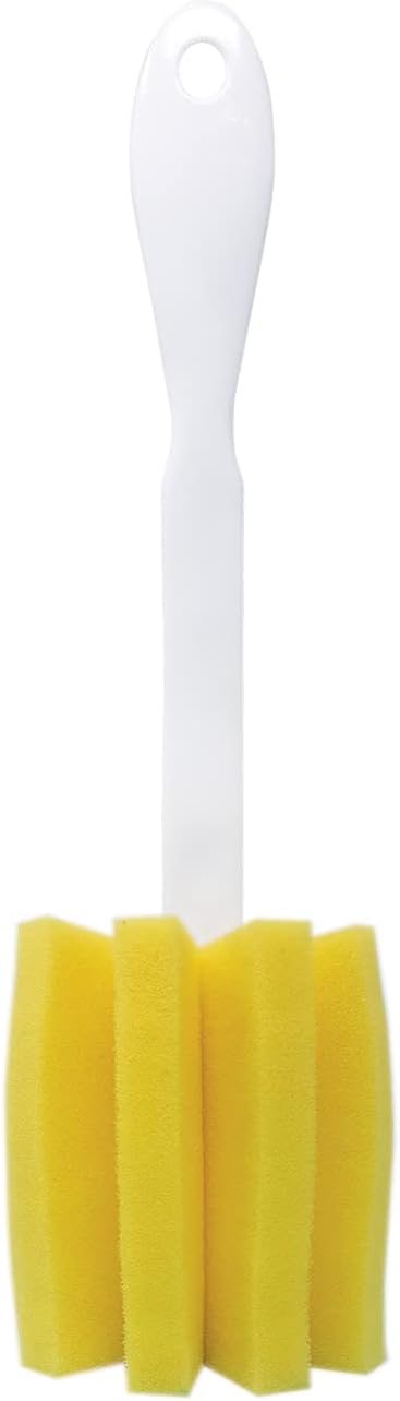 LOLA Glass & Jar Sponge Brush, Star Shaped, Foam Material, Dishwasher Safe, Non-Scratch, Perfect for Glasses, Mugs, Bottles. 1 Pack