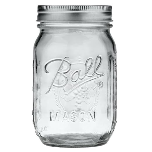 Ball Regular Mouth Pint (16 oz.) Mason Jars with Lids and Bands, for Canning or Drinkware, 8 Count