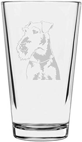 Welsh Terrier Custom Personalized Dog Themed Etched All Purpose 16oz Pint Glass