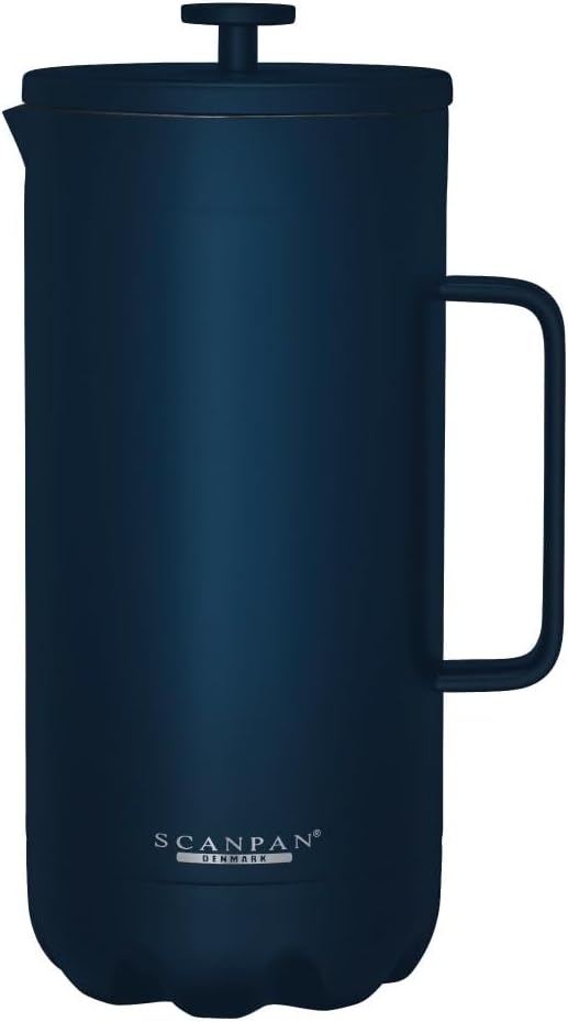 Scanpan TO GO 1.0L French Press Coffee Maker (Oxford Blue)