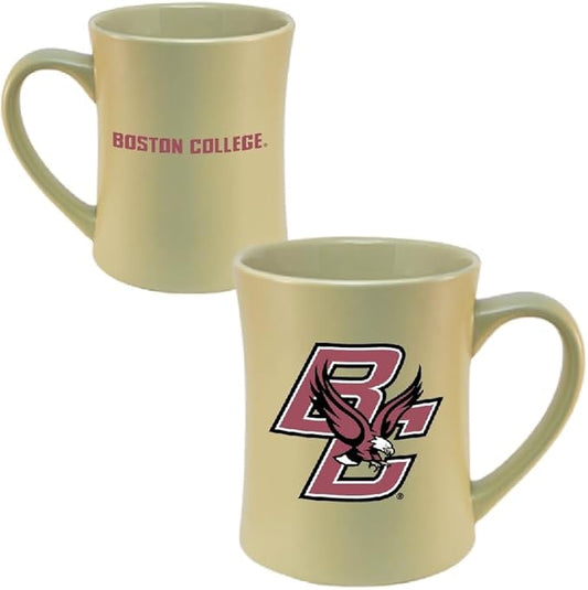 Boston College Eagles Ceramic 16oz Sculpted Mug – Official Team Logo Coffee Cup – Handwash Recommended – Individually Boxed