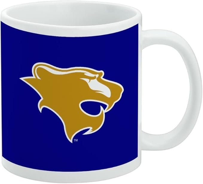 Georgian Court University Primary Logo Ceramic Coffee Mug, Novelty Gift Mugs for Coffee, Tea and Hot Drinks, 11oz, White
