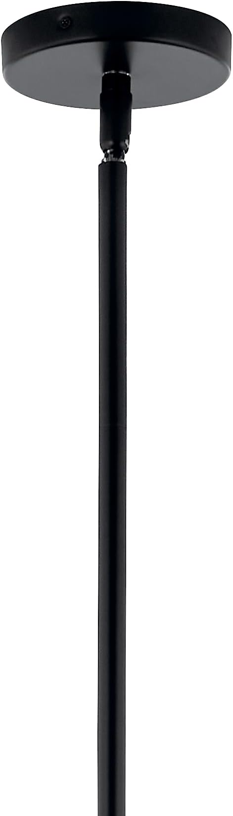 KICHLER Silvarious 12-Light Convertible Chandelier, Soft Modern Light with Clear Glass in Black, for Dining Room, Living Room, Bedroom or Foyer (22.25" x 30"), 52701BKCLR