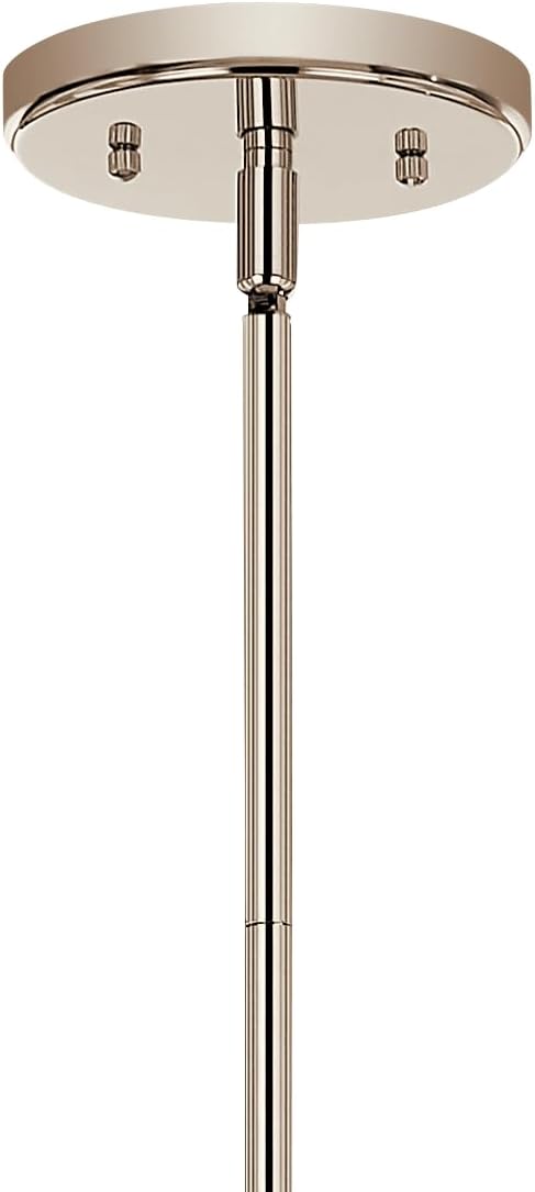 KICHLER Velestino 47.50" 4 Light Linear Chandelier in Polished Nickel, for Dining Room, Living Room, (7" x 47.50") 52681PN