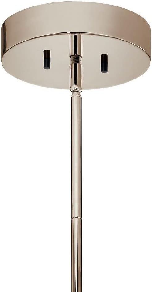 Kichler Baland 22 Inch 6 Light Chandelier in Brushed Natural Brass