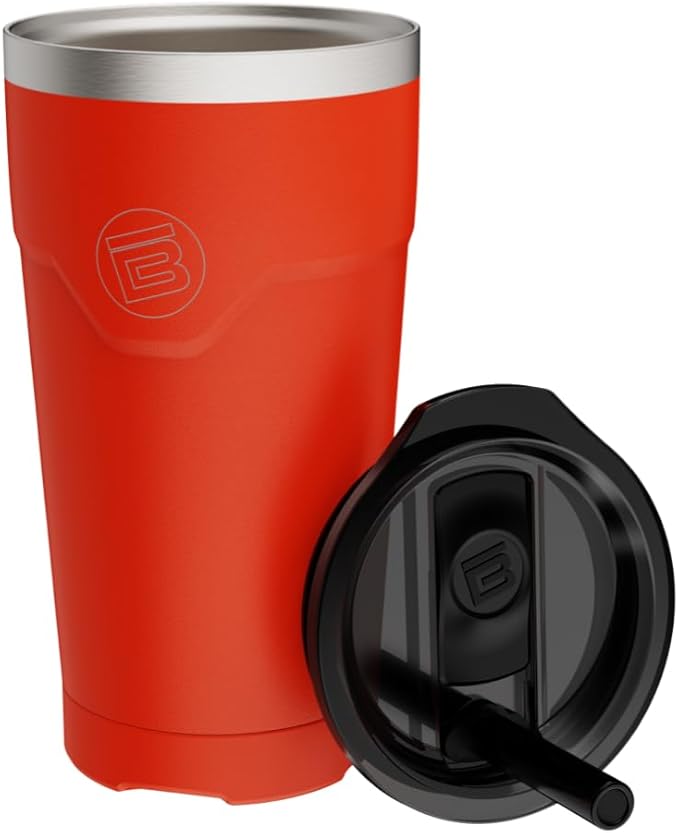 BOTE MagnePod Drinkware Insulated Drink Tumbler includes Lid with Straw Magnetically attaches to Compatible SUPs Kayaks Floats Hangouts 20 oz Multiple Colors
