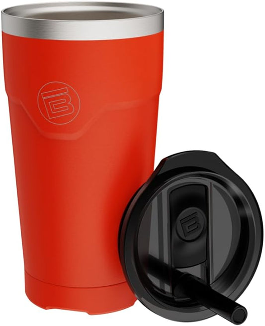 BOTE MagnePod Drinkware Insulated Drink Tumbler includes Lid with Straw Magnetically attaches to Compatible SUPs Kayaks Floats Hangouts 20 oz Multiple Colors