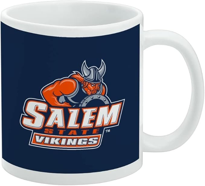 Salem State University Primary Ceramic Coffee Mug, Novelty Gift Mugs for Coffee, Tea and Hot Drinks, 11oz, White