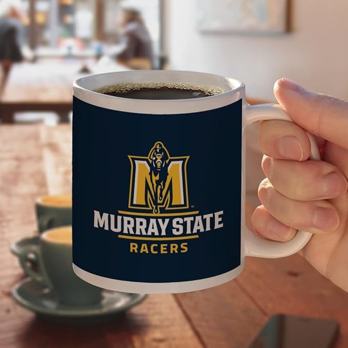 Murray State University Primary Logo Ceramic Coffee Mug, Novelty Gift Mugs for Coffee, Tea and Hot Drinks, 11oz, White