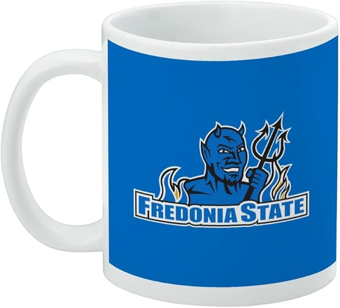Fredonia State University Primary Logo Ceramic Coffee Mug, Novelty Gift Mugs for Coffee, Tea and Hot Drinks, 11oz, White