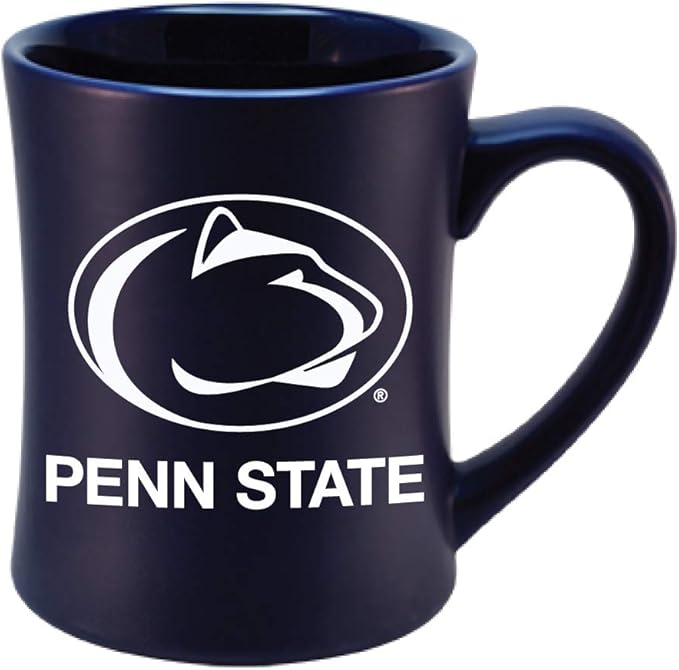 Penn State Nittany Lions Ceramic 16oz Sculpted Mug – Official Team Logo Coffee Cup – Handwash Recommended – Individually Boxed