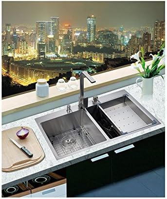 Starstar 18" Stainless Steel Colander For Kitchen Sink