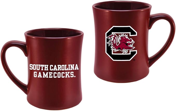 South Carolina Gamecocks Ceramic 16oz Sculpted Mug – Official Team Logo Coffee Cup – Handwash Recommended – Individually Boxed