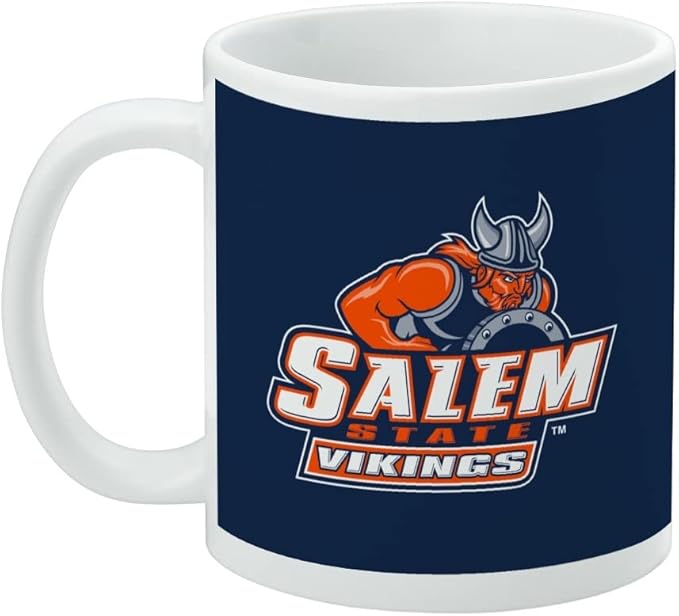 Salem State University Primary Ceramic Coffee Mug, Novelty Gift Mugs for Coffee, Tea and Hot Drinks, 11oz, White