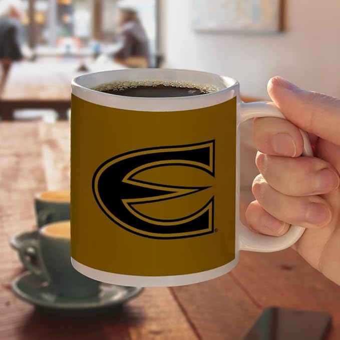 Emporia State University Primary Logo Ceramic Coffee Mug, Novelty Gift Mugs for Coffee, Tea and Hot Drinks, 11oz, White