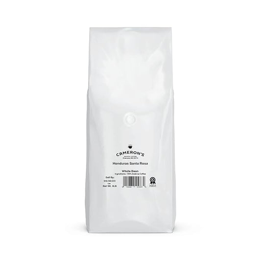 Cameron's Coffee Roasted Whole Bean Coffee, Honduras Santa Rosa, 4 Pound