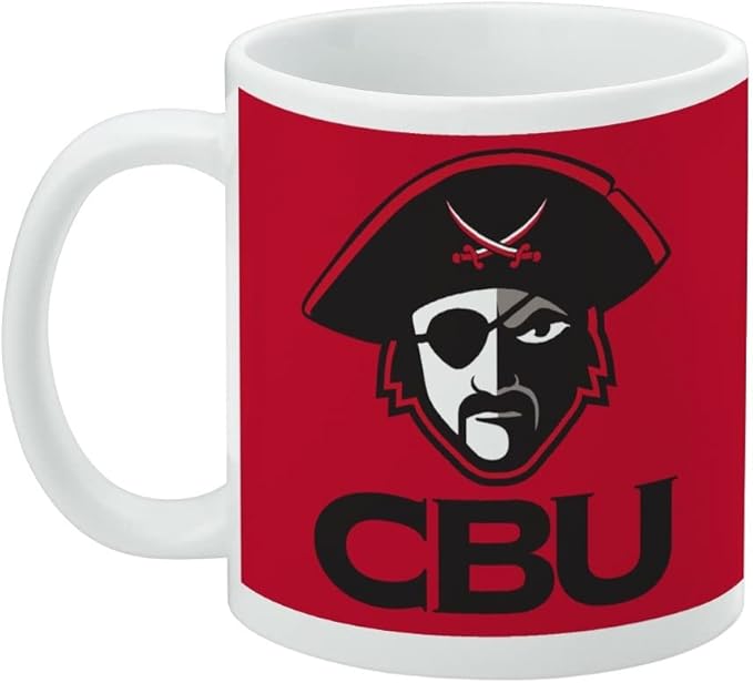 Christian Brothers University Primary Logo Ceramic Coffee Mug, Novelty Gift Mugs for Coffee, Tea and Hot Drinks, 11oz, White