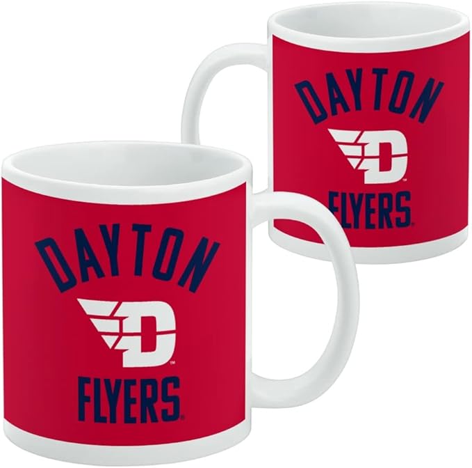 University of Dayton Official Logo Ceramic Coffee Mug, Novelty Gift Mugs for Coffee, Tea and Hot Drinks, 11oz, White