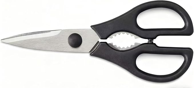 Kitchen Shears All Purpose, Heavy Duty Stainless Steel that Come Apart Kitchen Scissors, Durable Cooking Shears with Soft Grip Comfort Handle, Dishwasher Safe, 8 Inch