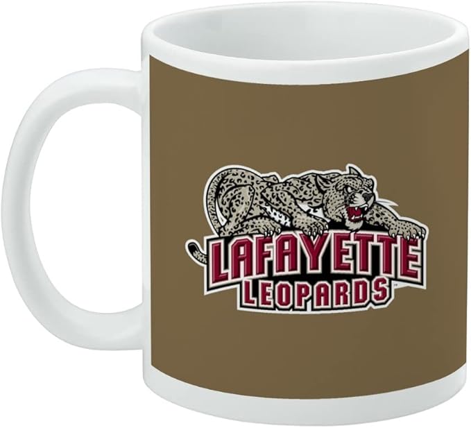 Lafayette Primary Logo Ceramic Coffee Mug, Novelty Gift Mugs for Coffee, Tea and Hot Drinks, 11oz, White