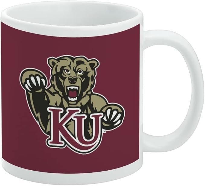 Kutztown Primary Logo Ceramic Coffee Mug, Novelty Gift Mugs for Coffee, Tea and Hot Drinks, 11oz, White