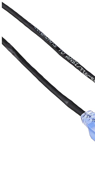 Monoprice Cat6A 20ft Black 5-Pk Patch Cable UTP 30AWG 10G Pure Bare Copper Snagless RJ45 SlimRun Series Ethernet Cable