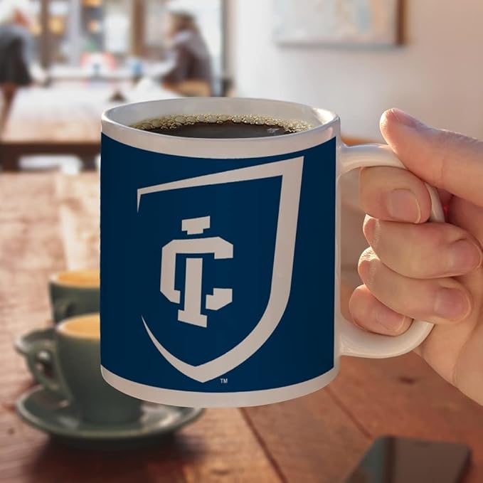 Ithaca College Primary Logo Ceramic Coffee Mug, Novelty Gift Mugs for Coffee, Tea and Hot Drinks, 11oz, White