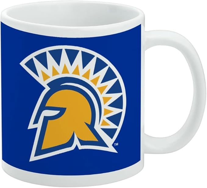 San Jose State University Primary Logo Ceramic Coffee Mug, Novelty Gift Mugs for Coffee, Tea and Hot Drinks, 11oz, White