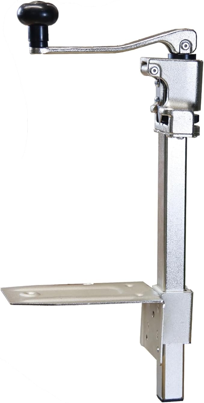 Commercial Can Opener Heavy Duty for Large Cans Industrial Can Opener for Big Cans Manual Stainless Steel Table Can Openers Restaurant Can Opener #10 Cans Up To 11" Tall For Bars Hotel Kitchen