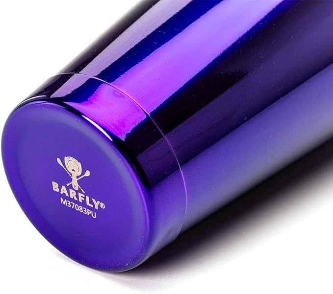 Barfly Cocktail Tin, Small 18 oz (532 ml), Purple