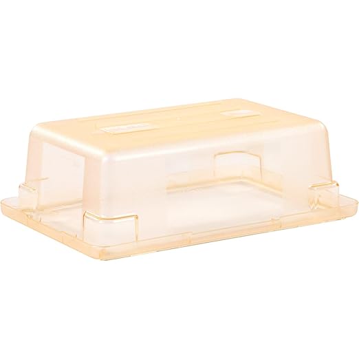 Carlisle FoodService Products CFS 10611C22 StorPlus Color-Coded Food Box Storage Container Only, 3.5 Gallon, 18" x 12" x 6", Yellow (Pack of 6)