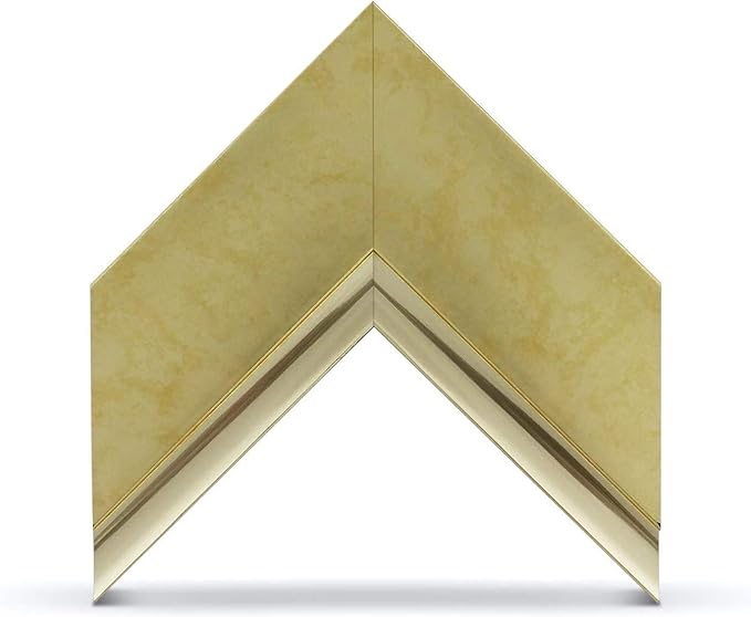 Contemporary Gold 55" Premiere Deco TV Frame - Compatible ONLY with Samsung The Frame TVs (Fits 2021-2025, LS03A, LS03B, LS03C, LS03D, LS03FA)