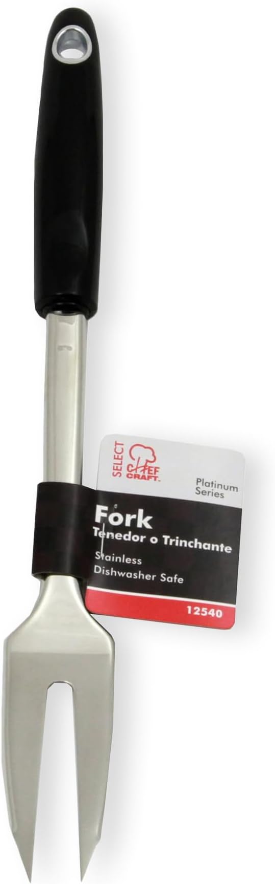 Chef Craft Select Meat Cooking Fork, 12 inch, Stainless Steel