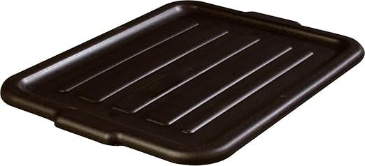 Carlisle FoodService Products 4401203 Comfort Curve Universal Bus/Utility Box Lid, 15" x 20", Black (Pack of 12)