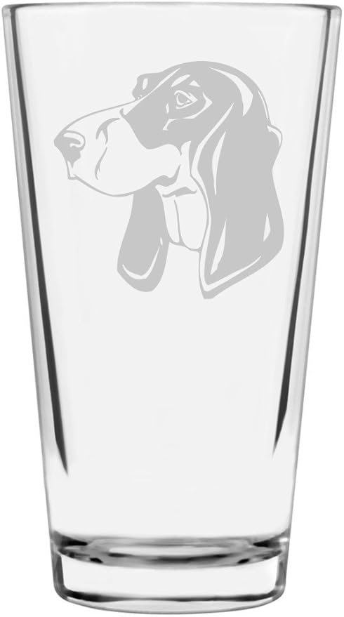Berner Niederlaufhund Small Bernese Hound Custom Personalized Dog Themed Etched All Purpose 16oz Pint Glass